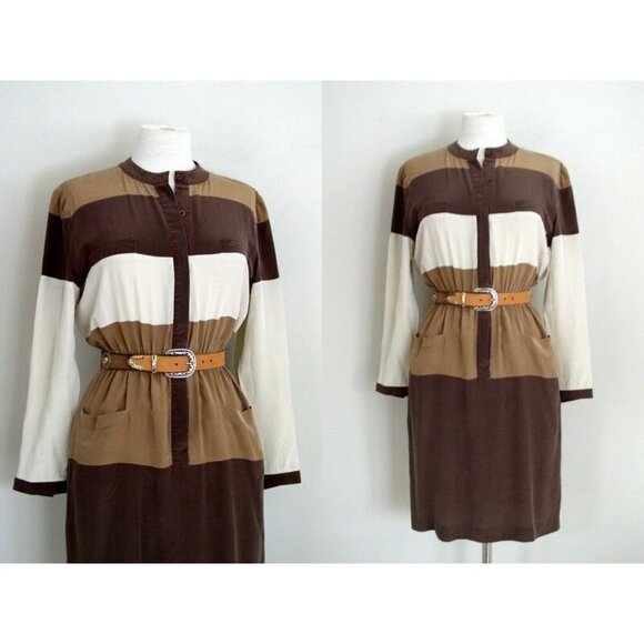 Vintage 80s Umi Collections Anne Crimmins Dress - Picture 1 of 10